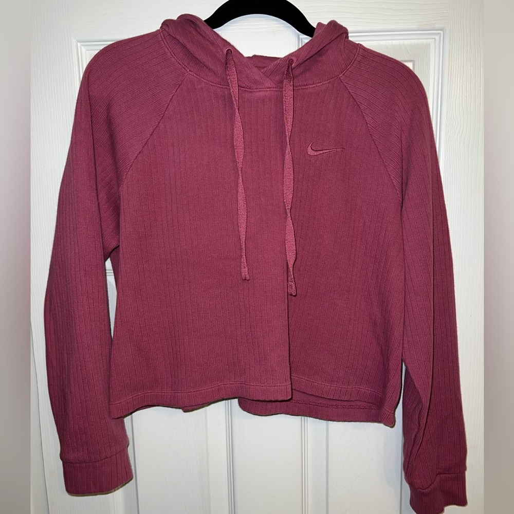 Nike Cropped Ribbed Sweatshirt